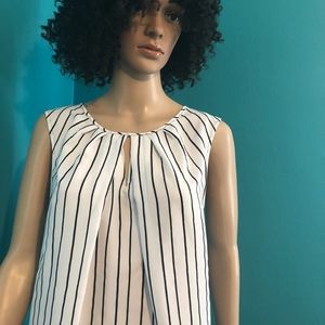 Jones New York collection pinstriped blouse Sz  1X